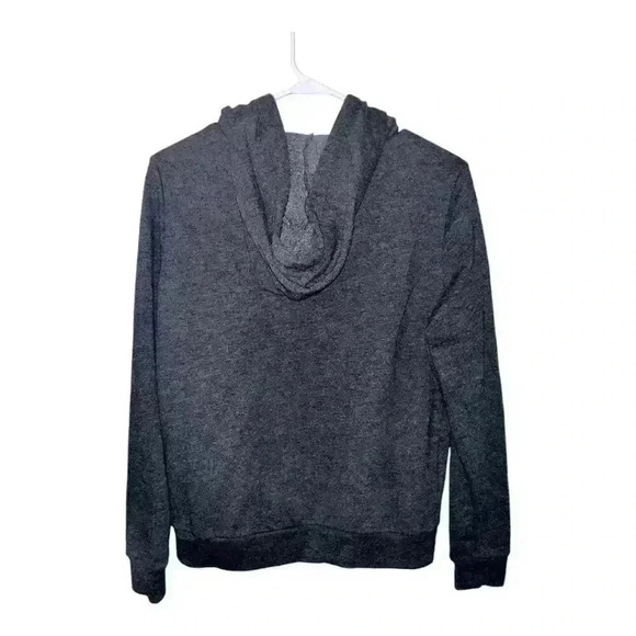 PINK Gray/Red Logo Full Zip Hoodie, Medium - Picture 2 of 6